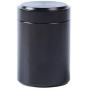 Tea Caddy Mini Aluminum Storage Boxes Sealed Coffee Cans Tea Portable Container Travel Tea Caddy Organize Storage Bottles Jars,Black,
