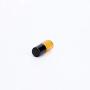 25Pcs Essential Oil Roller Bottles Mini 1ml/2ml/3ml Amber Glass Metal Ball Empty Roll On Glass Bottle Perfume Sample Vials Jar For Aromatherapy Lip Balm Cream Liquid With Black Cap (1ml)