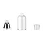 2PCS 120ml Empty Portable White Plastic Airless Pump Bottles Refillable Travel Size Cosmetic Makeup Essential Oil Lotion Cream Facial Cleanser Storage Jar Pot Container