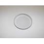 4 New 3 3/15" OD 2 15/16" ID White Glass Jar Metal Lid Food Grade Rubber Seal Replacement Top