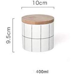 Round Heat resisting Ceramics Seal Tuba Storage Cover candy jar food container kitchen canister cereal dispenser 400ML 700ML,S