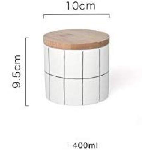 Round Heat resisting Ceramics Seal Tuba Storage Cover candy jar food container kitchen canister cereal dispenser 400ML 700ML,S