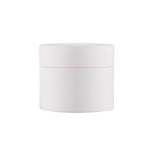 TOPWEL 3g/5g/10g/15g Cosmetic Sample Empty Refillable Container,Frosting Finish White Plastic Makeup Cosmetic Cream Jar Face Cream Container Pot (5g, 50pcs)