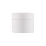 TOPWEL 3g/5g/10g/15g Cosmetic Sample Empty Refillable Container,Frosting Finish White Plastic Makeup Cosmetic Cream Jar Face Cream Container Pot (5g, 50pcs)