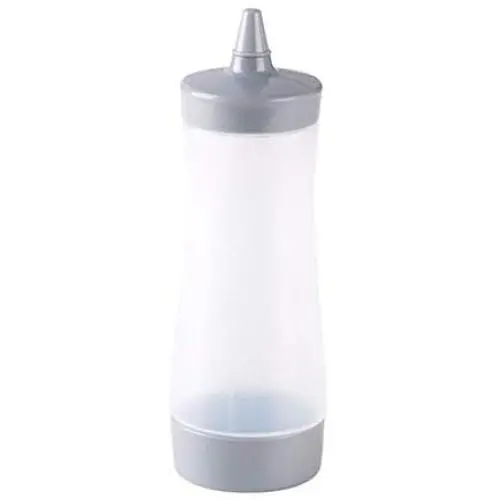 Kitchen Food Storage Jar Airtight Food Storage Kitchen Glass Jar Moisture-Proof Home Multi-Purpose Jam Bottle Cruet Plastic Leakproof Oiler (Color : Gray)