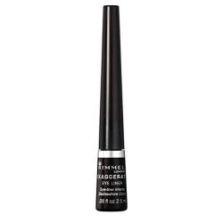Rimmel Exaggerate Felt Tip Eye Liner, Black - Easy Precise Application Long Lasting Felt Tip Liquid Eye Liner Pen