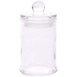 Kitchen Food Storage Jar Airtight Food Storage Kitchen Glass Jar Moisture-Proof Home Multi-Purpose Jam Bottle Cruet Storage Tank Glass With Cover Transparent Grains, 150Ml