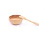 1Set(Bowl+Spoon) Bamboo Homemade Facial PACK Bowl with Mixing Spoon Spatula-DIY Face Skin Care Cosmetic Makeup Beauty Tool Facial Cream Cosmetic Storage Containers Jars Pots