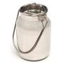 King International 100% Stainless Steel Milk Storage Can Milk Canister Doli | Dolu | Dolchi Milk Bucket Gallon Milker - 1.5 liter with Lid- Ideal For Storing and Transporting Liquid