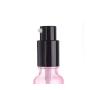 1PCS 15ML 0.5OZ Pink Empty Glass Lotion Press Bottle with Black Pump Head and Cap Emulsion Storage Holder Refillable Durable Portable Cosmetic Container Jar Pot for Travel Vacation Daily Life Use