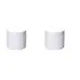 Pot Jar de Masque Visage en Porcelaine Blanc Refillable, 100g avec Doublures Intérieures, 2 Pièces Pot Jar de Masque Visage en Porcelaine Blanc Refillable, 100g avec Doublures Intérieures, 2 Pièces