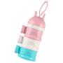 storage jar Grain container Food container Storage Box，Baby milk powder box dispensing mini trumpet sealed box, pink cat
