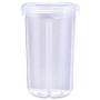 Rotatable Storage Tanks Grain Storage Box Sealed Cans Kitchen Plastic Cover With Transparent Jar Miscellaneous Grain Storage Can,Big