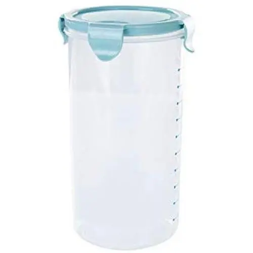 600 1500ml Food Preservation Container Coarse Cereals Grains Jar Scale Bottle Fresh Pot Kitchen Storage Cans Sealing Box Tank,Italy,1500ml Blue