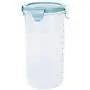 600 1500ml Food Preservation Container Coarse Cereals Grains Jar Scale Bottle Fresh Pot Kitchen Storage Cans Sealing Box Tank,Italy,1500ml Blue