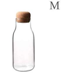 Glass Jars Jar Transparent Storage Can Cork Stopper Bottle Small Glass Bottle Containers Sealed Tea Coffee Storage Tank,M