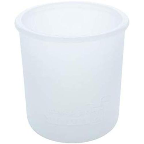MJL Regular Mouth Pint Silicone Sleeve for Mason Jars (Frost, 2 Pack)