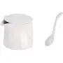 123Arts Ceramics Sugar Bowl Seasoning Pot Storage Cream Jar with Lid And Spoon 123Arts Ceramics Sugar Bowl Seasoning Pot Storage Cream Jar with Lid And Spoon