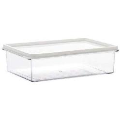 LiHiGe- Transparent Plastic Refrigerator Storage Box Fridge Fruit Food Organiser Thick Space Saver - Saver Bullets Adult Money Bottles Jars Boxes Plastic Storage Container Food Storag