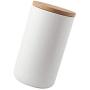 TOPBATHY Ceramic Jar Sealed Canister Food Storage Container with Wooden Lid for Loose Tea Coffee Bean Sugar Spice