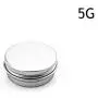 Woais Praktische, Langlebige Kosmetikflaschen Aluminium Cremekunst Make-up Boxen Gläser Haushalt-Stauraum-Organisation-Behälter (5g)
