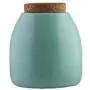 SINBROL Food Storage Containers Creative Ceramic Jar Kitchen Food Storage Tanks Grains Sealed Cans Tea Cans Household, Wood Lids,Salt Sugar Pepper Spice Coffee Canister Cookies