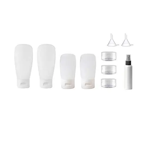 Bouteilles de voyage étanches, 3.4oz/2oz, Set de 10, Réutilisables, pour Shampooings, Crèmes et Lotions (BPA Free) Bouteilles de voyage étanches, 3.4oz/2oz, Set de 10, Réutilisables, pour Shampooings, Crèmes et Lotions (BPA Free)