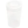 KyStudio 20 PCS Clear Round Plastic Deli Cups 2oz 60ml Clear Beads Rhinestones Storage Jar Bottle with Lids