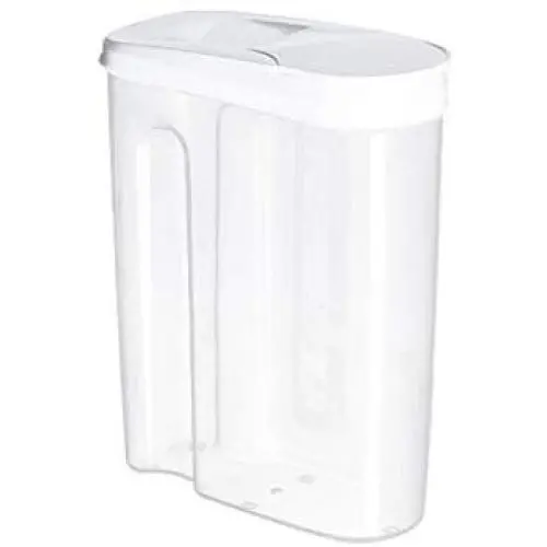 Réservoir Scellé Poniu, Boîte de Conservation, Conteneur de Stockage de Graines, Support de Rangement de Nourriture Séchée pour Sucre, Farine, Four – (Blanc, L) Réservoir Scellé Poniu, Boîte de Conservation, Conteneur de Stockage de Graines, Support de Rangement de Nourriture Séchée pour Sucre, Farine, Four – (Blanc, L)