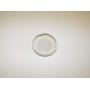 1 New 1 1/2" White Glass Jar Metal Lid Food Grade Rubber Seal Baby Food Replacement Top