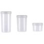 WANGLXST Food Storage Container Set, Storage Jar, Pantry Durable Seal Pot Cereal Storage Containers Dry Foods Liquids Clear Containers