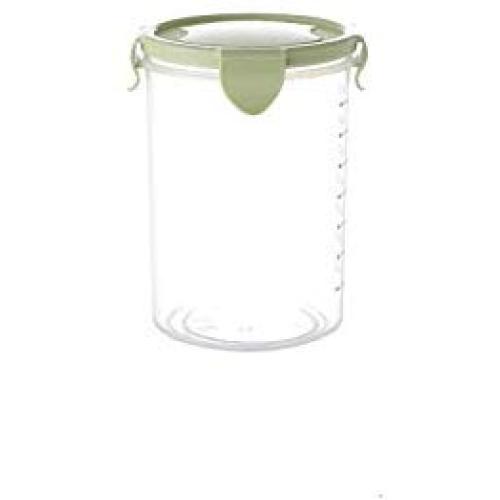 600 1500ml Food Preservation Container Coarse Cereals Grains Jar Scale Bottle Fresh Pot Kitchen Storage Cans Sealing Box Tank,Italy,1000ml Green