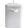 Metal Bread Box - Countertop Space-Saving, Extra Large, High Capacity Bread Storage Bin for your Kitchen - Holds 2+ Loaves - White with Bold BREAD Lettering