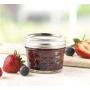 Glass Jelly Jars with Lids and Bands, 4-Ounce