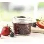 Glass Jelly Jars with Lids and Bands, 4-Ounce