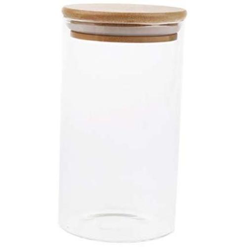 Glass Sealed Can Jar Bottle Kitchen Organizer Food Container With Cork 650mL