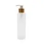 Bouteilles en verre glacées de 150ml/5oz avec pompe à appuyer et tête de pompe en bambou - Récipients rechargeables pour shampooings, huiles essentielles, gels douche, lessives et lotions. Bouteilles en verre glacées de 150ml/5oz avec pompe à appuyer et tête de pompe en bambou - Récipients rechargeables pour shampooings, huiles essentielles, gels douche, lessives et lotions.