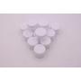 50pcs 20G/0.7oz Empty Cosmetic Plastic Cream Sub-bottle Travel Portable Sample Jar Beauty Salon Pot Bottoing Pitcher Container for Cosmetic Lip Balm Beads Creams Lotion Liquids