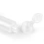 6PCS 50ml Empty Clear Plastic Squeeze Soft Tubes Travel Size Stand UP Cosmetic Sample Packing Jars Makeup Container For Body Lotion Shower Gel Shampoo Cleanser