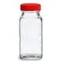 Bocal en verre Nakpunar 6 oz avec insert shaker et bouchon rouge - 1 pièce Bocal en verre Nakpunar 6 oz avec insert shaker et bouchon rouge - 1 pièce