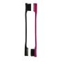 Foxi Fresh Double Sided Edge Control Hair Brush Comb Combo Pack 2 Pieces Pink and Black
