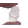 10Pcs Empty Clear Plastic Tubes - Mini Empty Refillable Soft Squeezable Cosmetic Containers Tubes Jars For Storing DIY Lip Balm Lip Gloss Sample With Inner Plug size 10ML