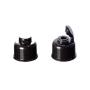 VASANA 100ml/3.4oz Empty Refill Plastic Squeeze Bottles with Black Flip Cap Cosmetic Makeup Essential Oil Water Shampoo Shower Gel Liquid Body SoapStorage Holder DIY Beauty Tool Pack of 2 (Clear)