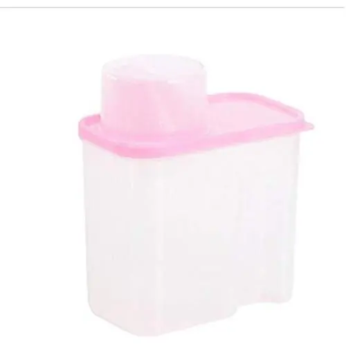 Kitchen grains/legumes storage box Storage jar Plastic Transparent with Lid Seal 3-piece set Food Dispensers Kitchen grains/legumes storage box Storage jar Plastic Transparent with Lid Seal 3-piece set Food Dispensers