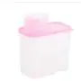 Kitchen grains/legumes storage box Storage jar Plastic Transparent with Lid Seal 3-piece set Food Dispensers Kitchen grains/legumes storage box Storage jar Plastic Transparent with Lid Seal 3-piece set Food Dispensers