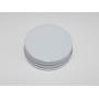 1 New 1 1/2" White Glass Jar Metal Lid Food Grade Rubber Seal Replacement Top