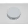 1 New 1 1/2&quot White Glass Jar Metal Lid Food Grade Rubber Seal Replacement Top