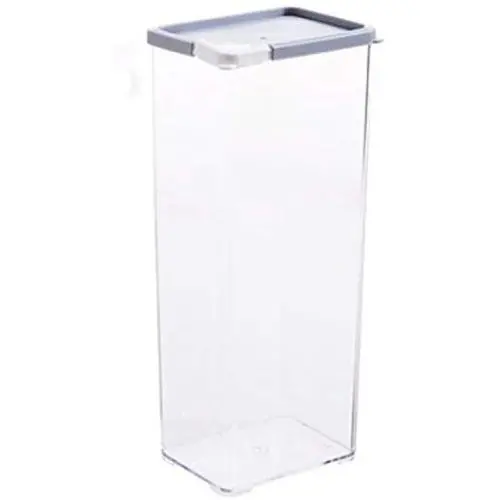 Kitchen Sealed Jar Plastic Food Storage Box Grain Dried Fruit Storage Jar Cookie Jar Storage Tank,Blue 1620ML