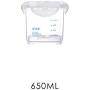 Yl Ly Food Storage Food Storage Box Storage Tank Plastic Jar Kitchen Storage Tank Storage Tank Grain 650Ml