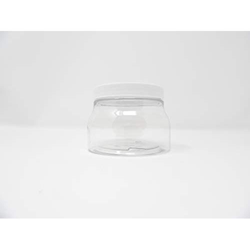 Premium Life Plastic Jars - 8 Oz. Pet Tuscany Style - 70mm - Pack of 12